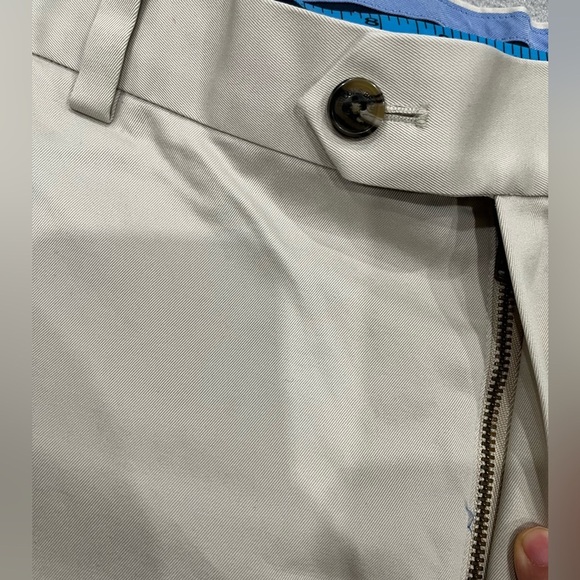 [W38L32Ins30”]Brooks Brothers Lightweight Advanced Chino Men's Cream Pants - Picture 7 of 11